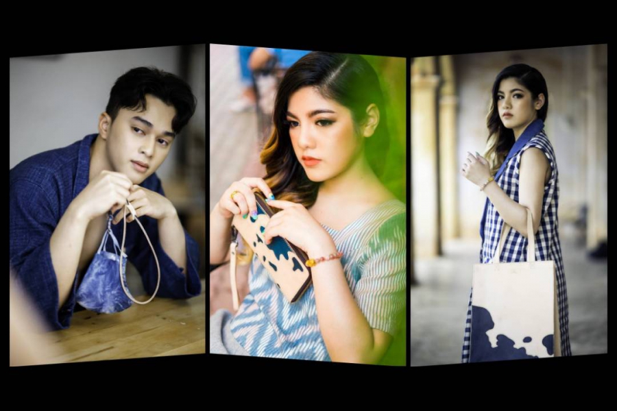 ทำด้วยมือสื่อสีด้วยคราม “เครื่องหนังโพนยางคำ” มูลค่าเพิ่มหนังโคขุนโพนยางคำ ผลงาน “ทีมนักวิจัย ม.เกษตรศาสตร์ สกลนคร” เปิดตัว