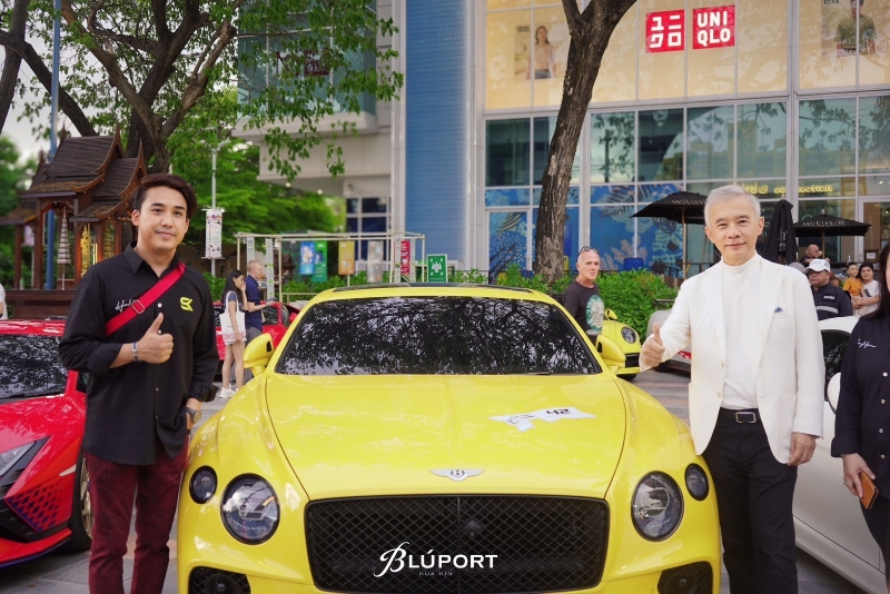 ขบวนคาราวานซูเปอร์คาร์กว่า 50 คัน บุกแน่นเต็มลาน เดอะสแควร์ บลูพอร์ต หัวหิน พาบรรยากาศหัวหินสุดคึกคัก