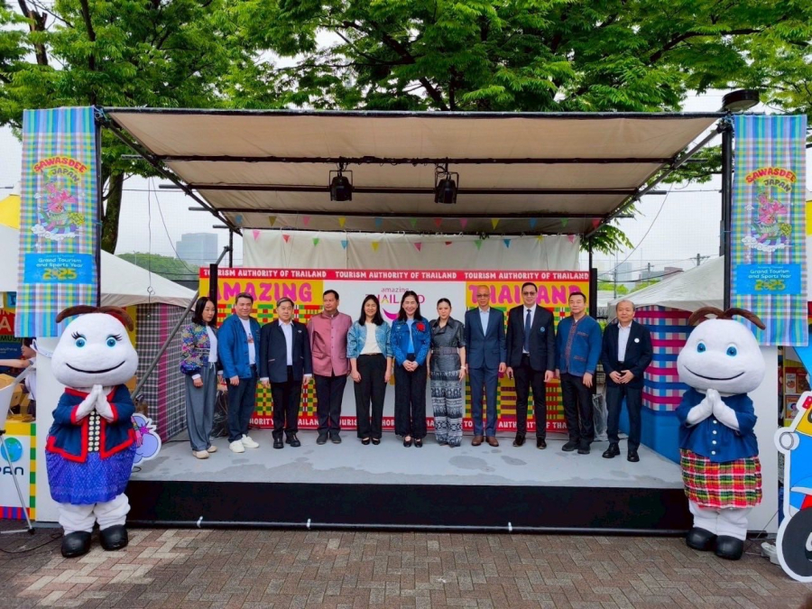 ททท. สร้างปรากฏการณ์ “งานวัดไทยกลางโตเกียว” Thai Festival 2025 ชาวญี่ปุ่นแห่ร่วมงานคึกคัก