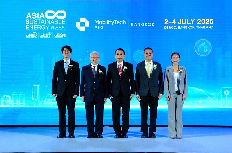 เปิดแล้ว งานมหกรรมพลังงานยั่งยืนแห่งเอเชีย “ASIA Sustainable Energy Week 2025” หนุนไทยก้าวสู่ศูนย์กลางพลังงานสะอาดของภูมิภาค