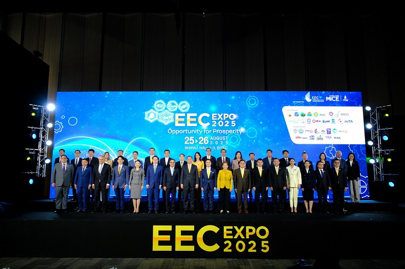 ทีเส็บ จับมือ สกพอ. พร้อมพันธมิตรภาครัฐ เอกชนกว่า 100 หน่วยงาน เปิดงาน EEC EXPO 2025 เวทีระดับนานาชาติ โชว์ศักยภาพโครงสร้างพื้นฐาน เทคโนโลยีขั้นสูง กลไกสนับสนุนการลงทุนแบบครบวงจร