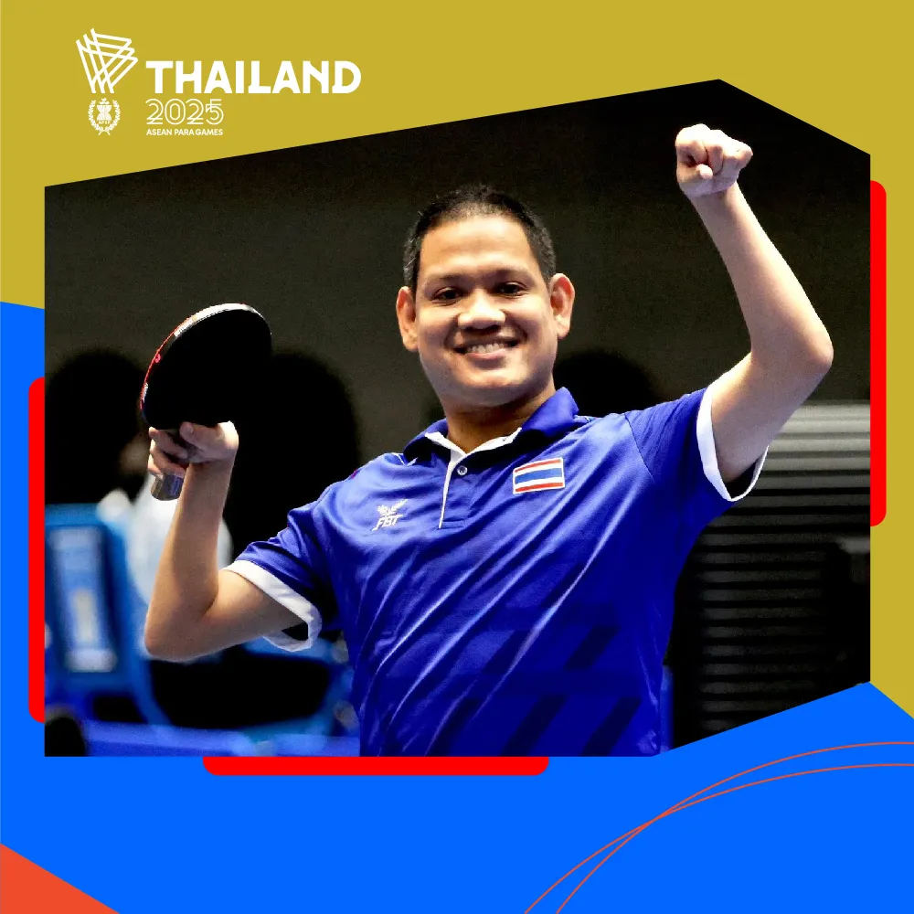 Never Fading Glory! Nearing 40, “Rungroj” Secures 11th Title, Cementing Thai Para Legend Status