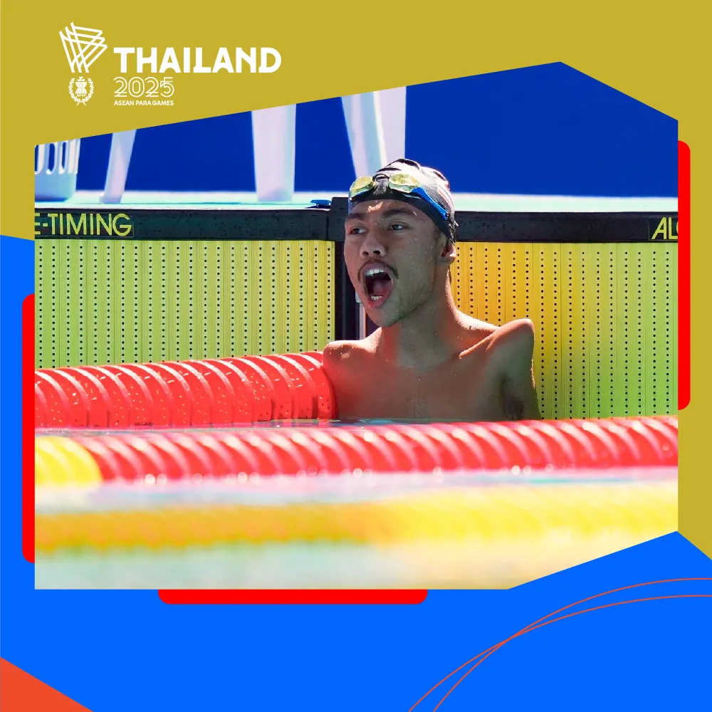 “Earth” Aekapan Songwichean, the Unyielding Para Swimmer, Sweeps 5 Golds at ASEAN Para Games