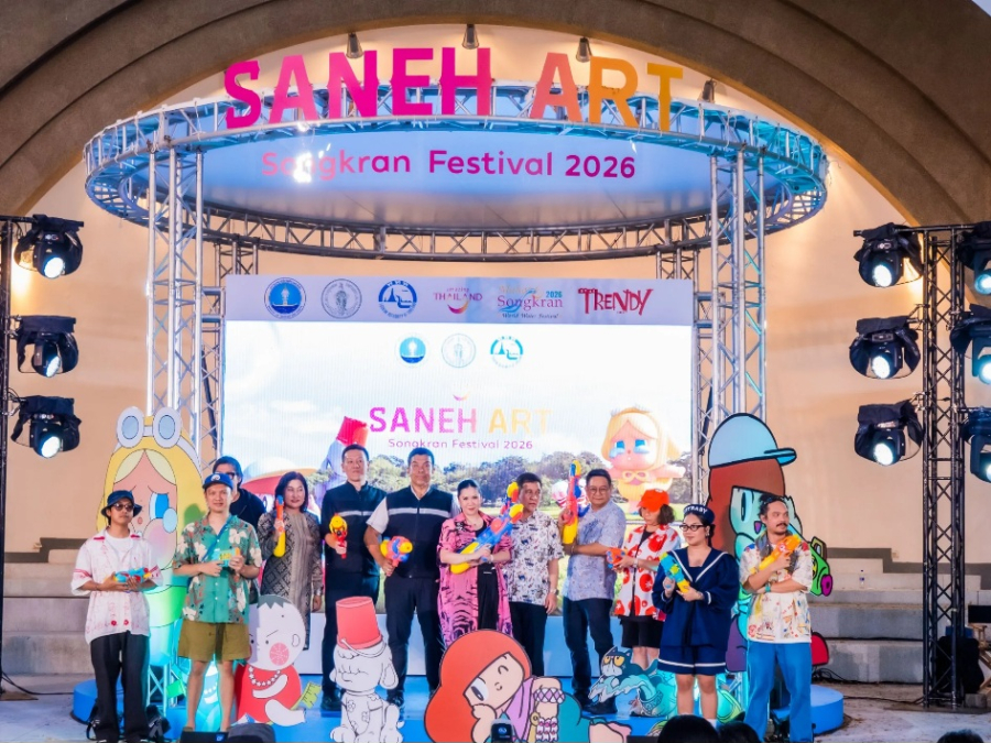 ททท. เสิร์ฟสงกรานต์สายอาร์ต “Saneh Art by Songkran Festival 2026” ชวนอาร์ตชื่อดังสร้างสรรค์ประติมากรรม 3 มิติ ปักหมุดแลนด์มาร์ค ใจกลางกรุง 11-30 เม.ย.นี้