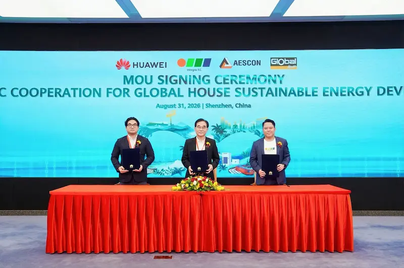 Siam Global House partners with AESCON and Integra R.E. to deploy Huawei’s advanced BESS technology across all branches nationwide, advancing smarter and more resilient clean energy use in Thailand